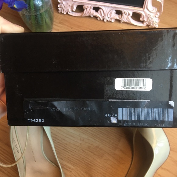 Giuseppe Zanotti 105mm Sand/green Peep Toe Heels - Picture 7 of 7